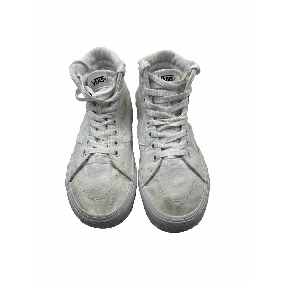 Size Women’s 7- VANS Sk8-Hi Stacked Skate White Off The Wall